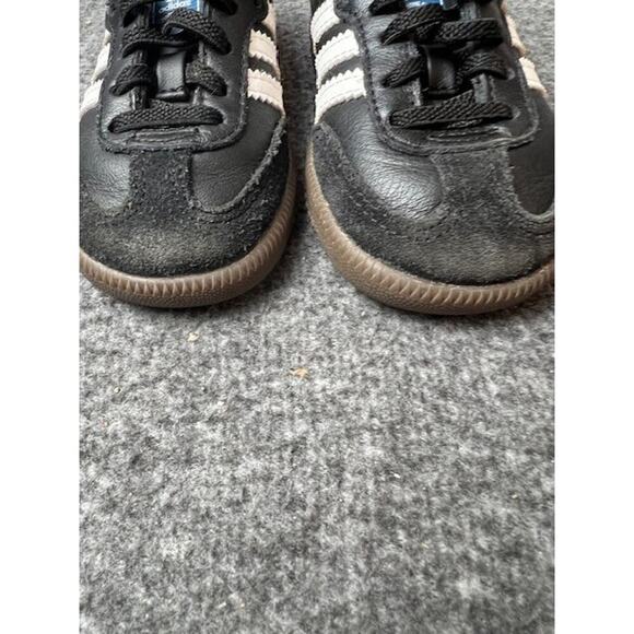 Adidas Samba OG Shoes Kids 6 Classic Black Gum Soccer Low Turf Indoor Sneaker - Picture 8 of 9